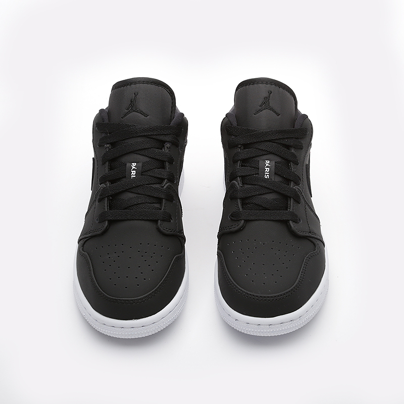 женские черные кроссовки Jordan 1 Low PSG BG CN1077-001 - цена, описание, фото 4